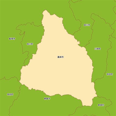 福岡県嘉麻市の地図 Map It マップ・イット