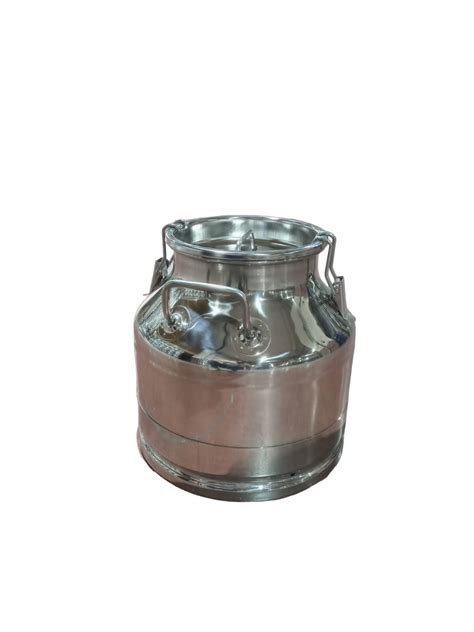 Stainless Steel Milk Churn 25 Litre Milk Churns Dairy Operations