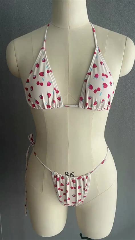 Hot Sale Micro G String Swimwear Bikini Swimsuit Sexy Printed Women Bikini Buy Women Bikini