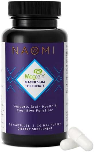 Amazon NAOMI Magnesium L Threonate With 2 000mg Patented Magtein