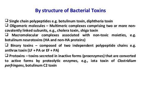 Classification And Nomenclature Of Bacterial Toxins