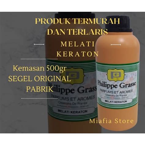 Jual BIBIT BIANG MINYAK WANGI PARFUM MELATI KERATON 500 Gr SEGEL