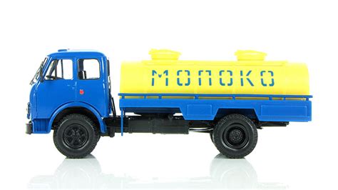 МАЗ-500А АЦПТ-6,2 "Молоко" (синий/желтый) Масштабная модель грузового ...