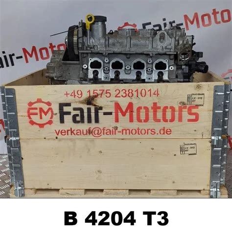 Motor B4204T3 VOLVO S40 I 1 V40 2.0 T 163PS 165PS kaufen im online Shop