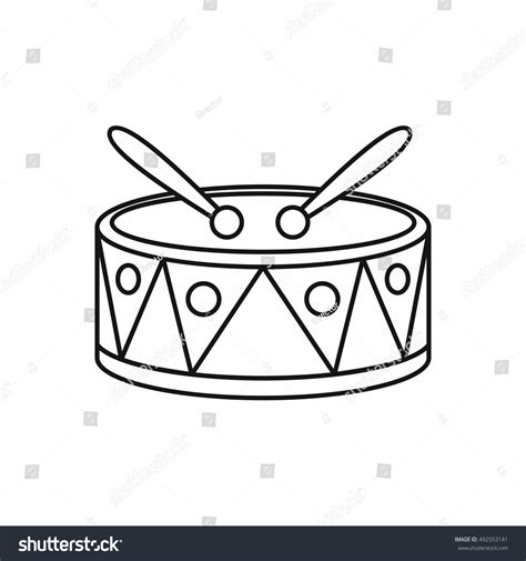 Drum Outline Over 18526 Royalty Free Licensable Stock Vectors