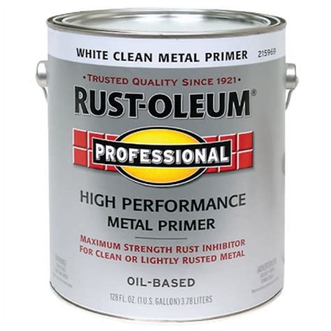 Rust Oleum Professional Oil Based Flat Voc Formula Metal Primer White