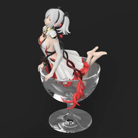 Archivo 3d Anime Camellia Wuthering Waves 🌊 ・modelo Para Descargar Y