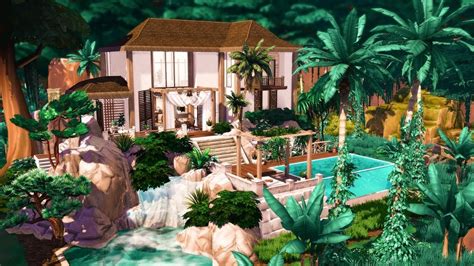 Honeymoon Retreat The Sims 4 Speed Build Youtube Bank2home