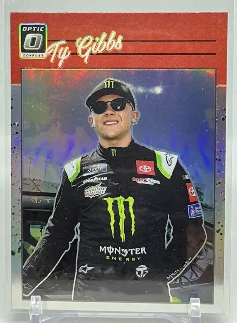 Panini Donruss Nascar Ty Gibbs Optique R Tro Holo Prizm Jgr