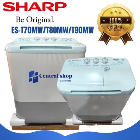 Jual Mesin Cuci 2 Tabung Sharp Es 70mw T80mw 90mw Puremagic Shopee