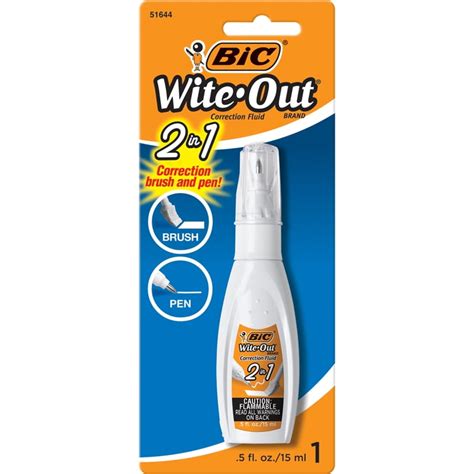 BIC WITE OUT 2 IN 1 - Walmart.com - Walmart.com