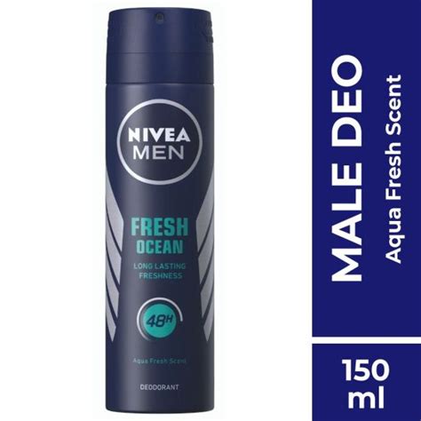 Nivea Men Fresh Ocean Deodorant H Stay Refreshed All Day Ml