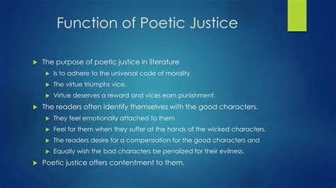 Ppt Poetic Justice Powerpoint Presentation Free Download Id2575571