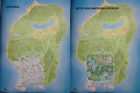 GTA 5 Map Size Comparison