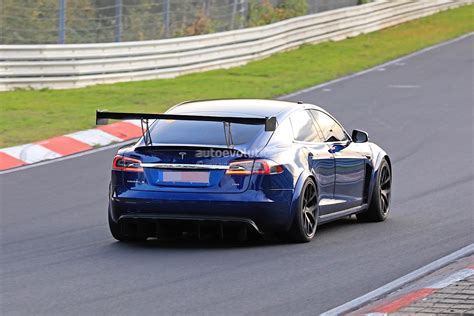 Tesla Model S Plaid Prototype Now Attacking The Nurburgring With Giant Rear Wing Autoevolution