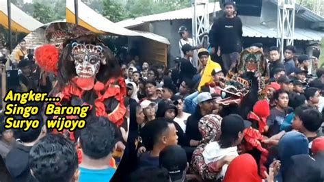 Singo Barong Jaranan Suryo Wijoyo Live Tembelang Jombang Youtube