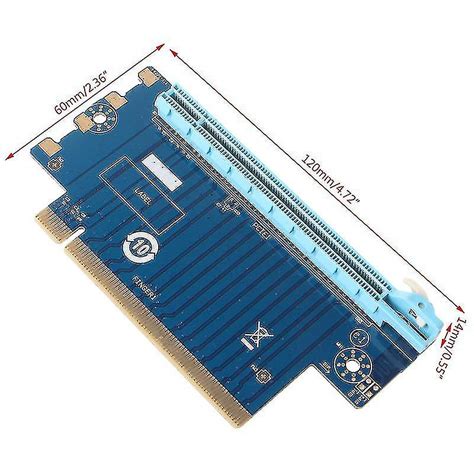 Pci Express 16x Riser Pcie Graphics Card Pci E Steering Card 90 Degrees