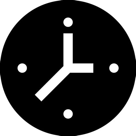 Clock Time Vector Svg Icon Svg Repo