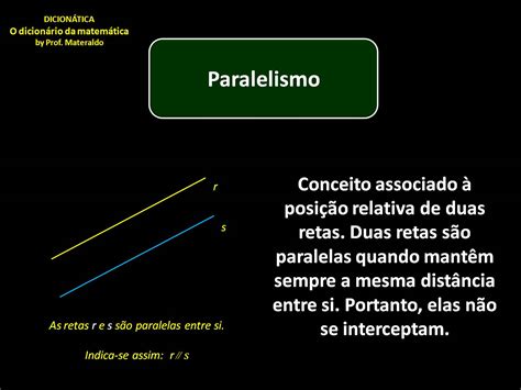 DicionÁtica O Dicionário Da Matemática Paralelismo