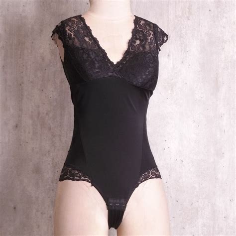 Body Preto Renda Demillus Lingerie Feminina Demillus Nunca Usado Enjoei