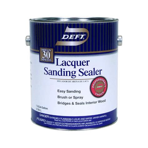 Deft Lacquer Sanding Sealer 1 Gl Household Varnishes