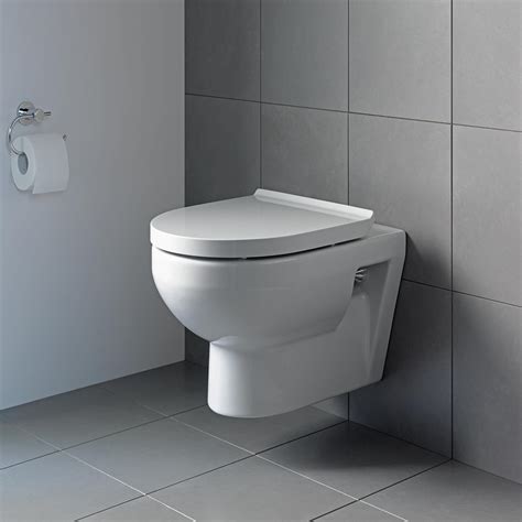 Duravit No 1 370 X 540mm Wall Mounted Rimless WC Pan And Seat 45620900A1