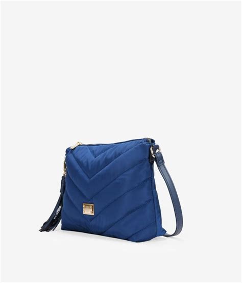 Bolso Bandolera Azul Acolchado Bosanova Black Friday