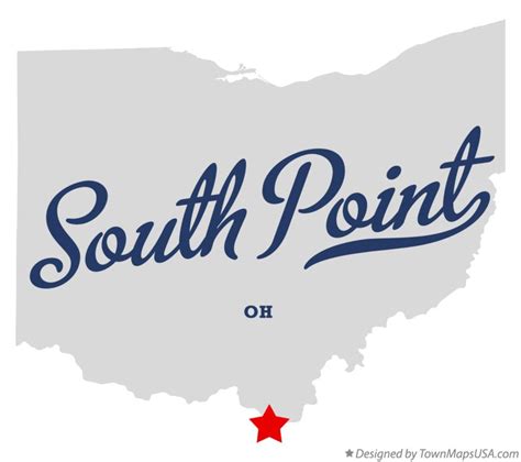 Map of South Point, OH, Ohio