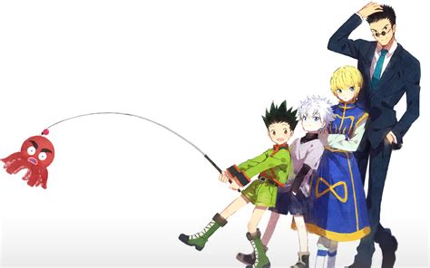 Hunter X Hunter Hd Wallpaper Kurapika Leorio Killua And Gon Adventure By Hakusai