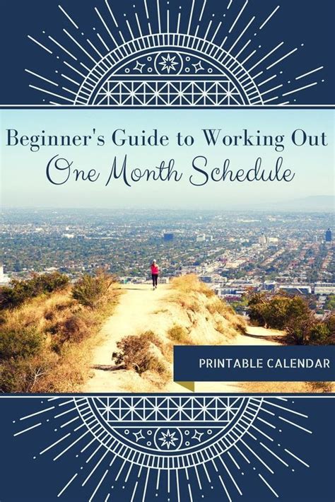 Beginner S Guide To Working Out One Month Schedule Cardio Coffee