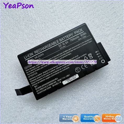 Yeapson 10 8V 7500mAh 81Wh Genuine DR 202W2 Equipment Battery For Getac