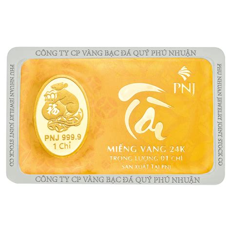 Vàng miếng 1 chỉ 24k pnj chữ tài kim tý 0000y000178 | pnj.com.vn
