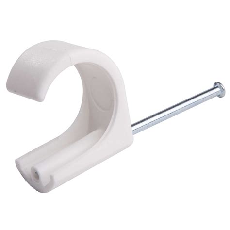 Schneider Thorsman TC 22 26mm Clips For Round Cable White Pack Of 50