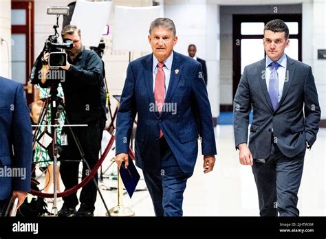 Washington Us 20th July 2022 Us Senator Joe Manchin D Wv