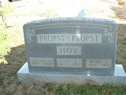 Ida Jane Propst Hoy 1867 1955 Mémorial Find a Grave