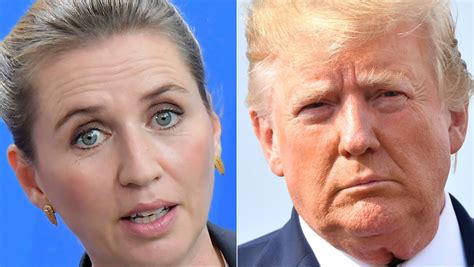 Donald Trump Ber Mette Frederiksen Eine Wunderbare Frau Der Spiegel