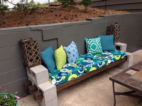 Cinder Block Sofa Furniture Home Decor Outdoor Decor