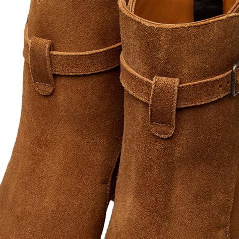 Saint Laurent Wyatt Jodhpur Boot Tan Suede End