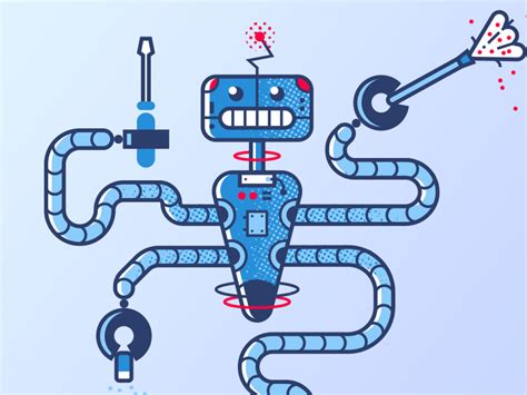 Robot Housekeeper by Enisaurus on Dribbble