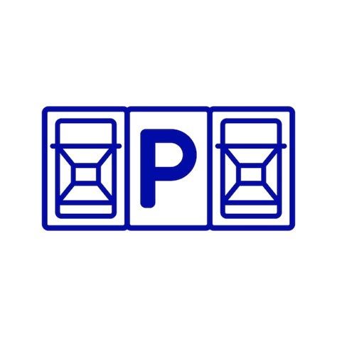 Premium Vector Parking Area Sign Symbol Vector