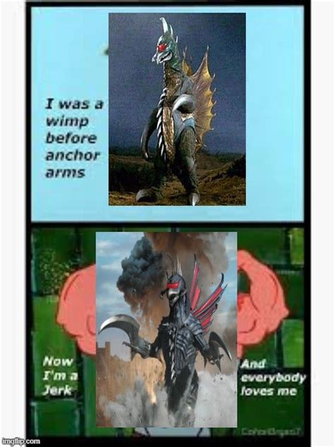 Not Saying That The Old Gigan Design Looks Bad It Was Just A Meme I Pictured In My Head R Godzilla