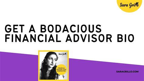 Financial Advisor Bio Examples And Tips To Get It Popping