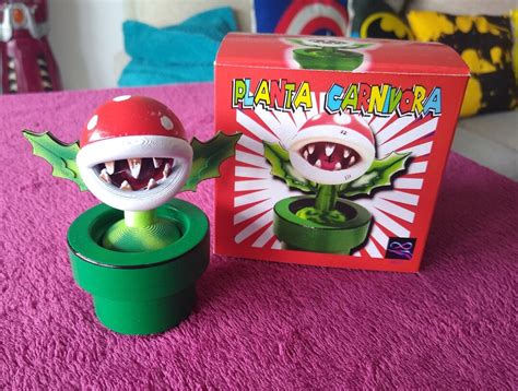 Mario Bros Carnivorous Plant With Box - Etsy