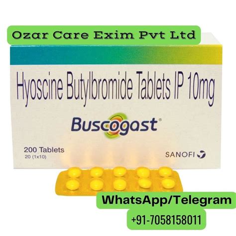 Hyoscine Butylbromide Wholesalers Wholesale Dealers In India