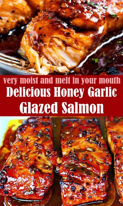 Super Easy Honey Garlic Glazed Salmon Recipe Video Lindsys Kitchen