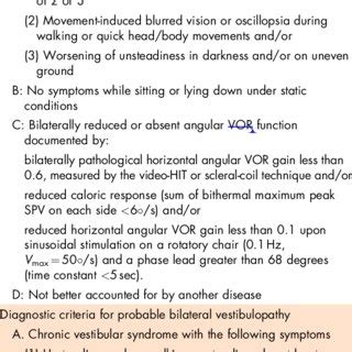 (PDF) Peripheral vestibular disorders: an update