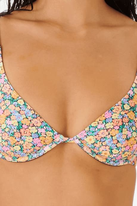 Haut De Bikini Femme Triangle Rip Curl Afterglow Floral Multicogirls Up