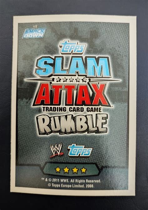 The Great Khali WWE CARD 2011 SLAM ATTAX RUMBLE GOLD FOIL Limited