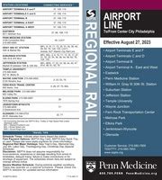 Airport Line Schedule : SEPTA : Free Download, Borrow, and Streaming : Internet Archive