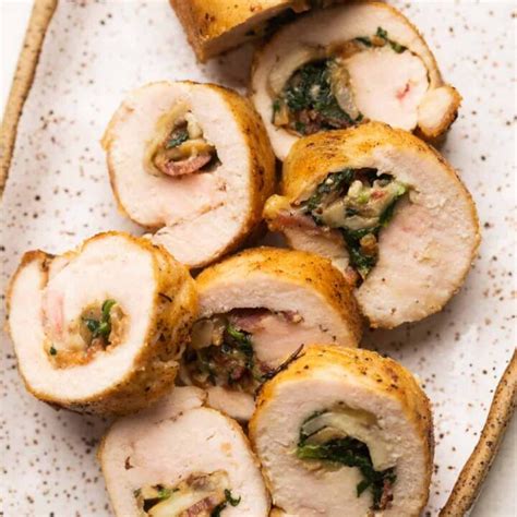 Bacon Mushroom Chicken Roulade My Food Story